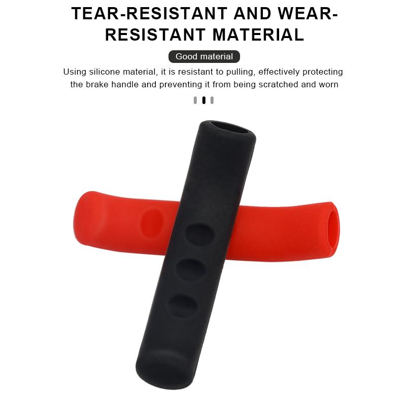 RIDERACE Bicycle Brake Handle Cover Sleeve Silicone Gel Anti-skid MTB Mountain Bike Brake Protector Cycling Handlebar Protect