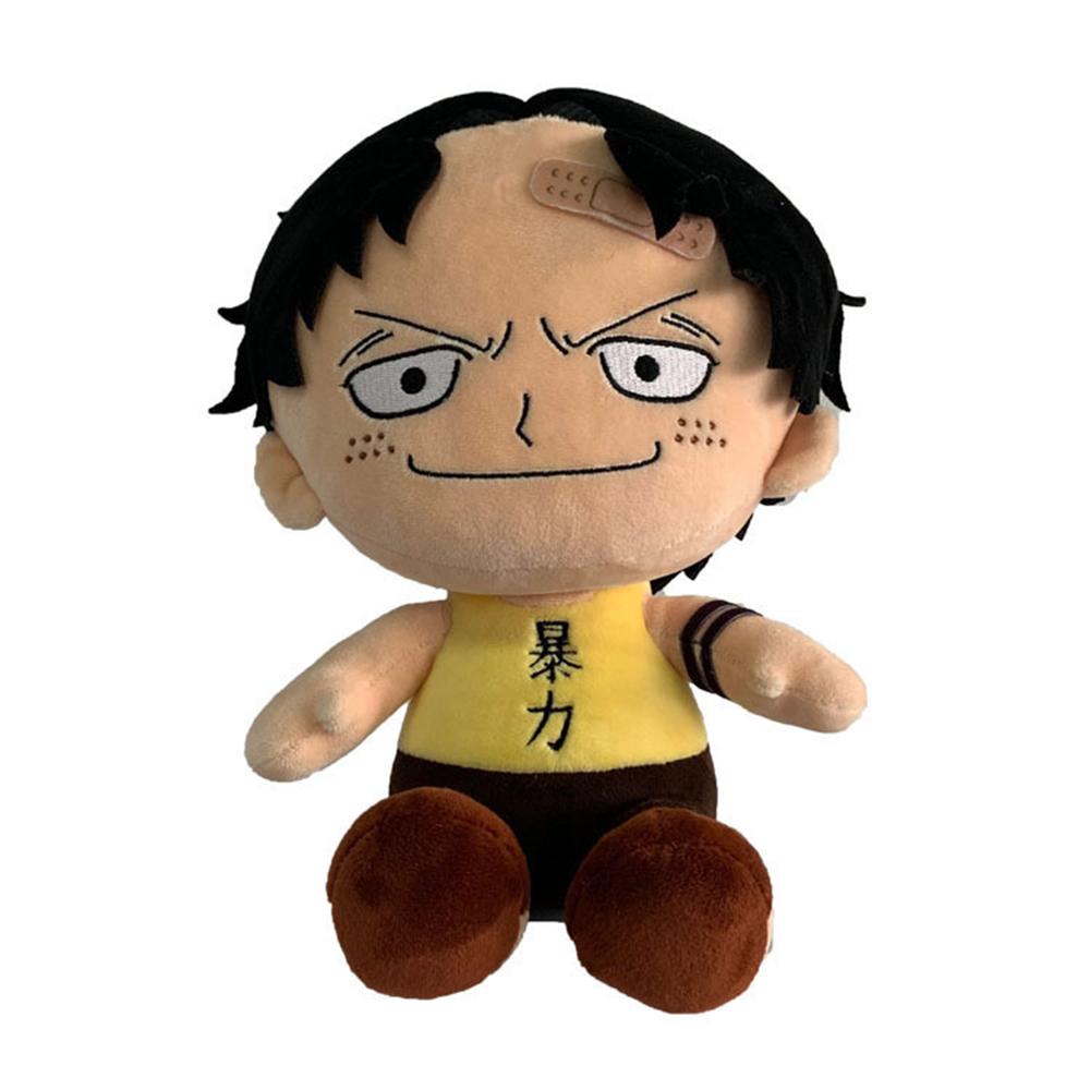 14-20cm One Piece Japan Anime Plush Toys Luffy Chopper Ace Figure Stuffed Dolls Cute Cartoon Doll Children Xmas Gifts
