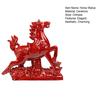 2026 Year of The Horse Figurine Ceramic Feng Shui Red Horse Statue Chinese New Year Home Office Tabletop Decoration for Wealth Good Luck