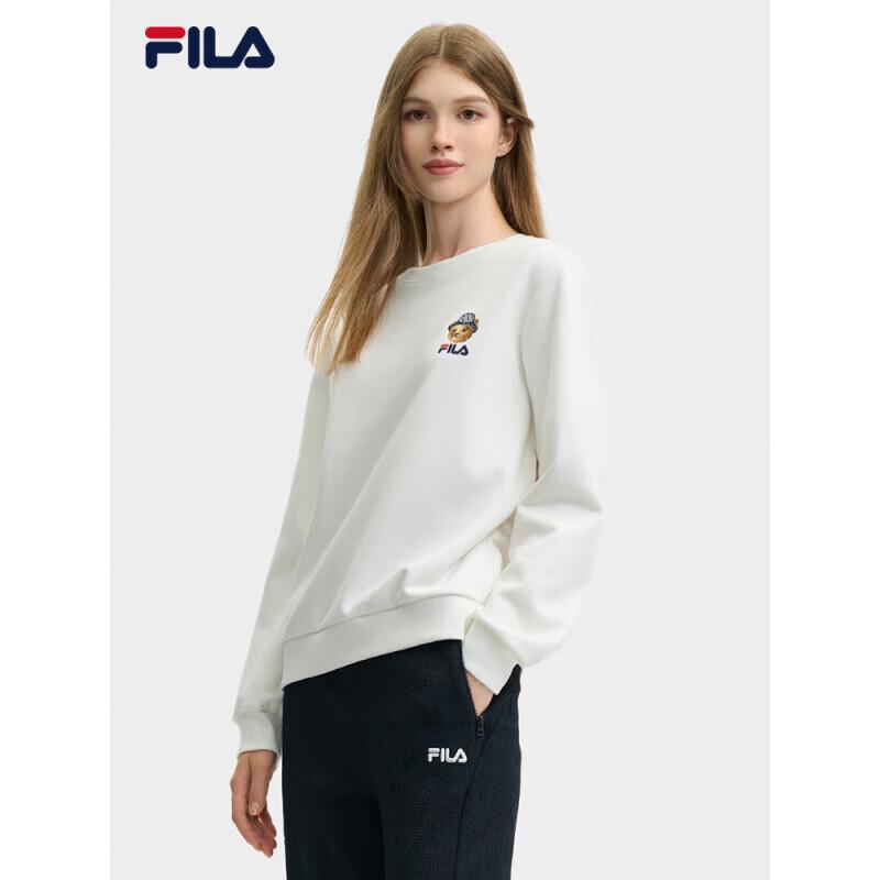 FILA Women s Little Bear Knit Pullover Sweatshirt S