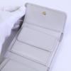 Chanel AP4250 Caviar Skin CC Logos Small Flap Wallet Tri-fold Wallet (with Coin Pocket) Light gray/GDHardwareUsed