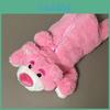 Cute Lotso Stitch Plush Pencil Case With Large Capacity For Students And Office Use