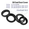 Fit for Suzuki 51153-03H00 UH 125 UH200 Burgman TS 185 Motorcycle 33x45x8/10.5 Damper Oil Seal Dust Seals