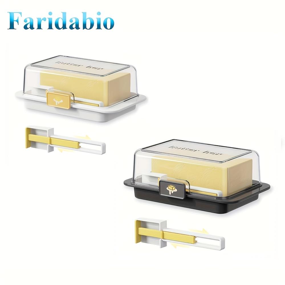 Airtight Butter Dish Storage Box With Lid Covered Keeper Plastic Lid for Airtight Storage of Cheese Hold Tray Kitchen Tools