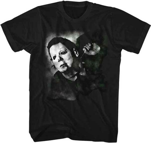 Halloween Horror Movie Franchise Michael Myers Holding Icepick Men T Shirt XXL
