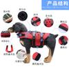 Pet Life Jacket Medium To Large Dogs Swimming Vest With Reflective Stripes Adjustable Hook-and-Loop