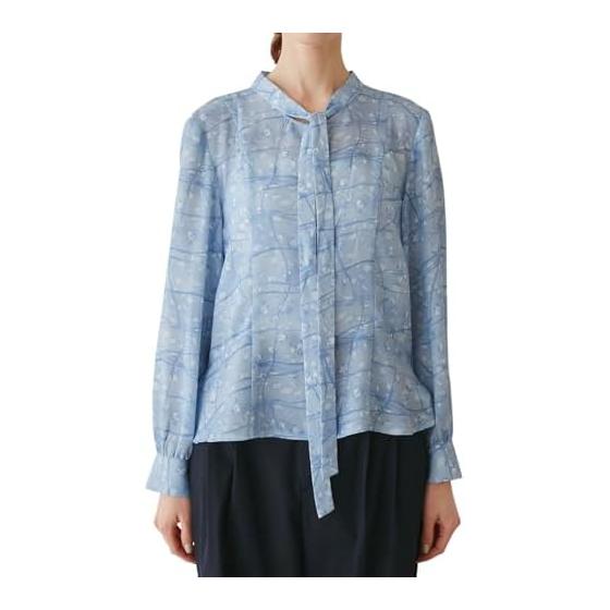 Rope Picnic [YOKU MOKU/Yoku Moku x ROPE  PICNIC] Ribbon Blouse Women s GDH15920 фото