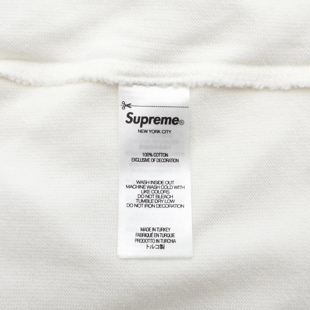 Supreme Affiliated L/S Football Top White