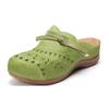 Fashion Low Butterfly-Knot Cover Toe Fretwork Heels Shoes Ladies' Slippers Big Size Slipers Women 2025 Flat Slides Fabric Floral Scandal