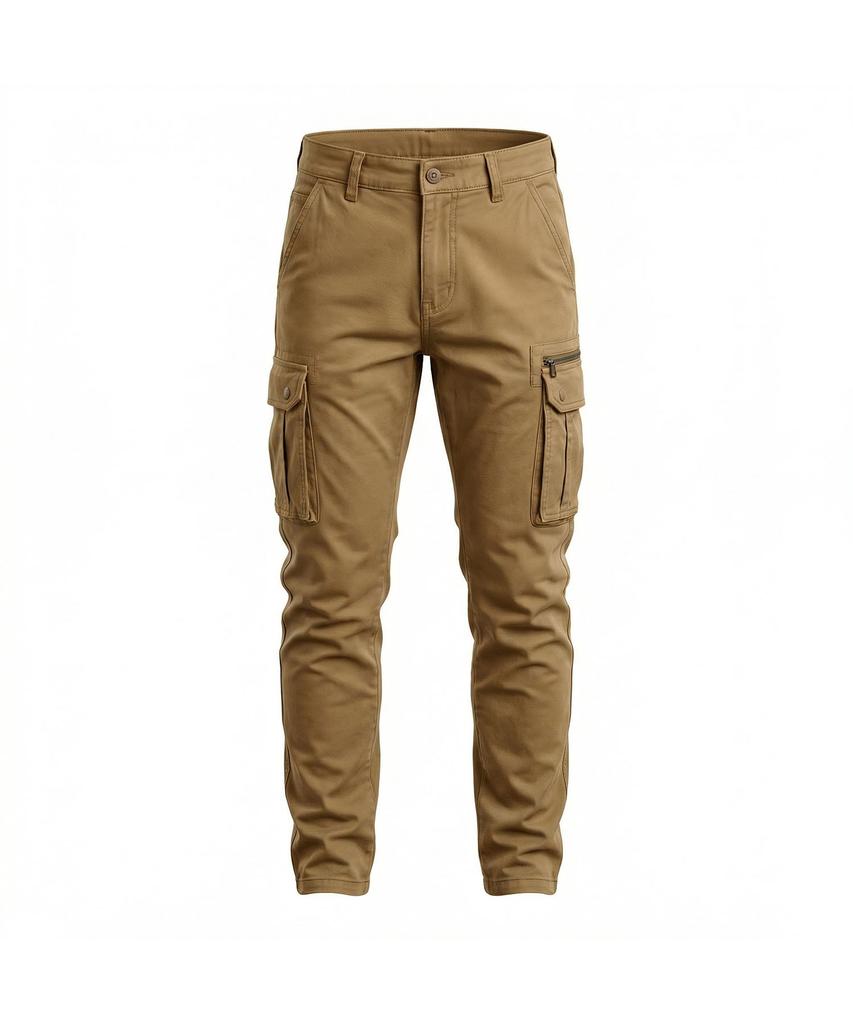 Pentaon Straight Cargo Stretch Cotton Pants