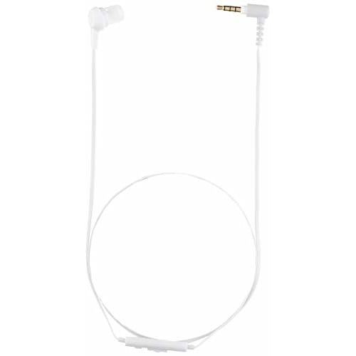 ELECOM Monaural Headphones (with Microphone) Canal C3520 White EHP-MC3520WH