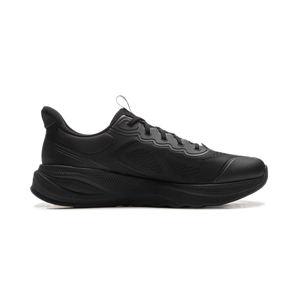 Li Ning Soft Go 2 V4 Cushioning Slip Resistant Abrasion Resistant Lightweight Low top Casual Shoes Men's Black AGLV063-3