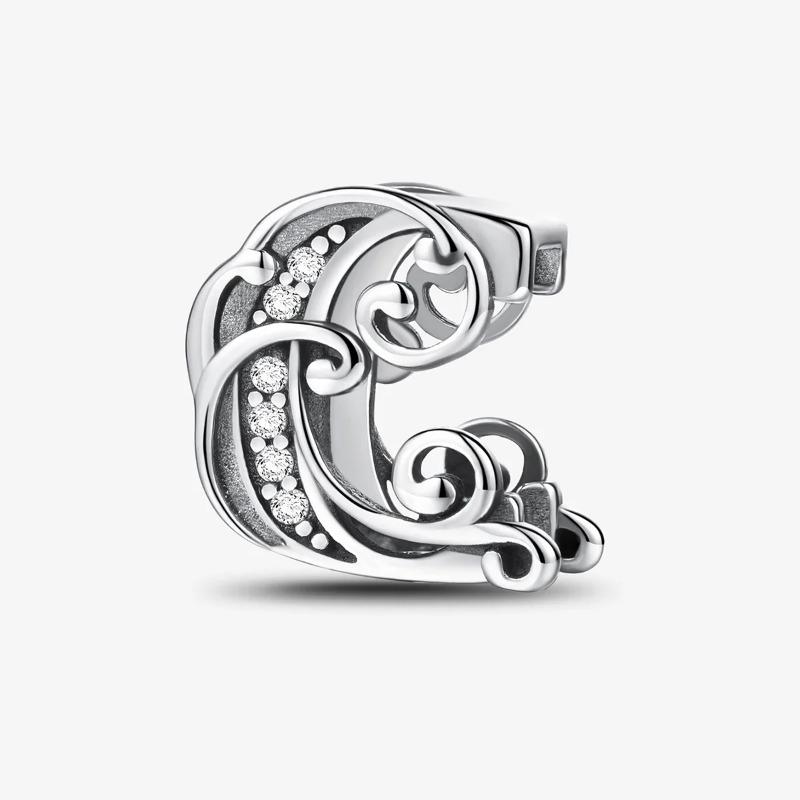 Kupfer Englische Buchstaben Anhänger Perlen Passen Original Pan DIY Armbänder Machen Geschenk Von Hoher Qualität Feiner Schmuck