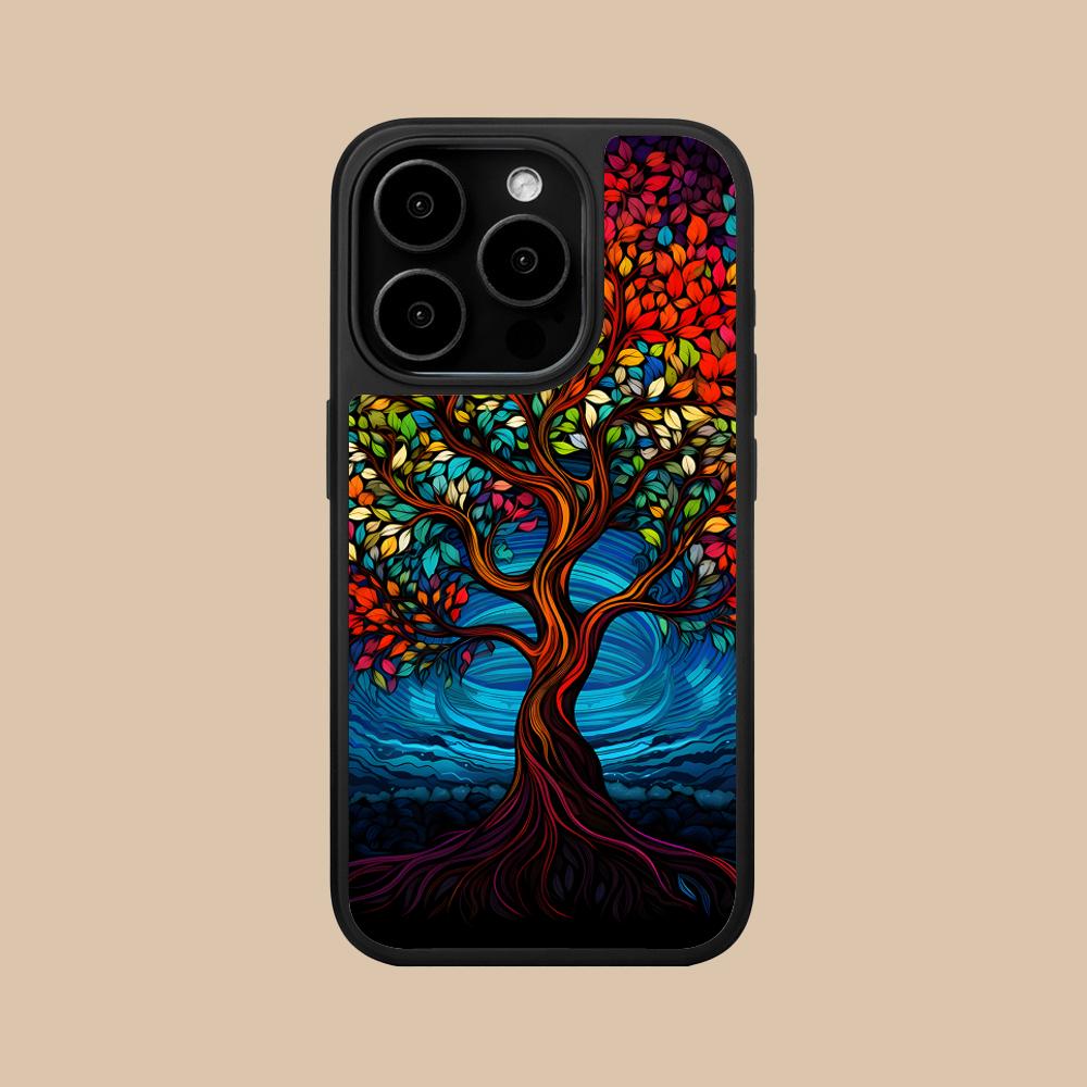 Husă telefon mobil Copacul Vieții Lumii pentru iPhone 17 16 15 14 13 12 11 Air Pro Max Plus Suprafață Mată Husă Colorată Husă Telefoane Mobile
