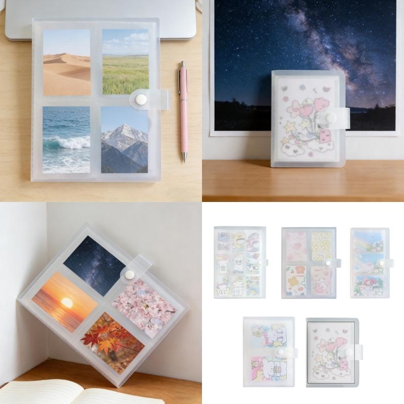 Portable Memorabilia Organizers Photo Card Train Ticket Card Collection Book Photocard Holder Small Photo Album