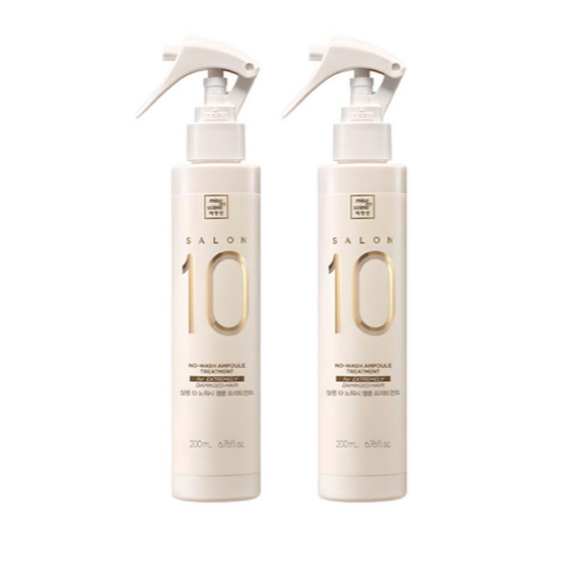 Mise En Scene Salon 10 No-wash Hair Ampoule Treatment 200ml 2ea Korea Beauty