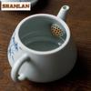 150ml Hand-painted Blue Bamboo Teapot Elegant Tea Infuser Pot Tea Maker Kettle With Ball Hole Tableware Accessories Ornaments