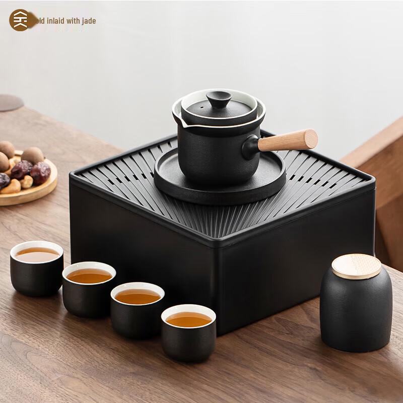 

Portable Chinese Ceramic Kung Fu Travel Tea Set