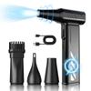 130,000 RPM Handheld Air Duster, 5-Speed Brushless Motor with LED Light