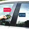 6 Stücke Auto Außensäulen Beiträge Fenster Tür Form Trim Abdeckung Zubehör Für Für Toyota Sienna 2002-2009
