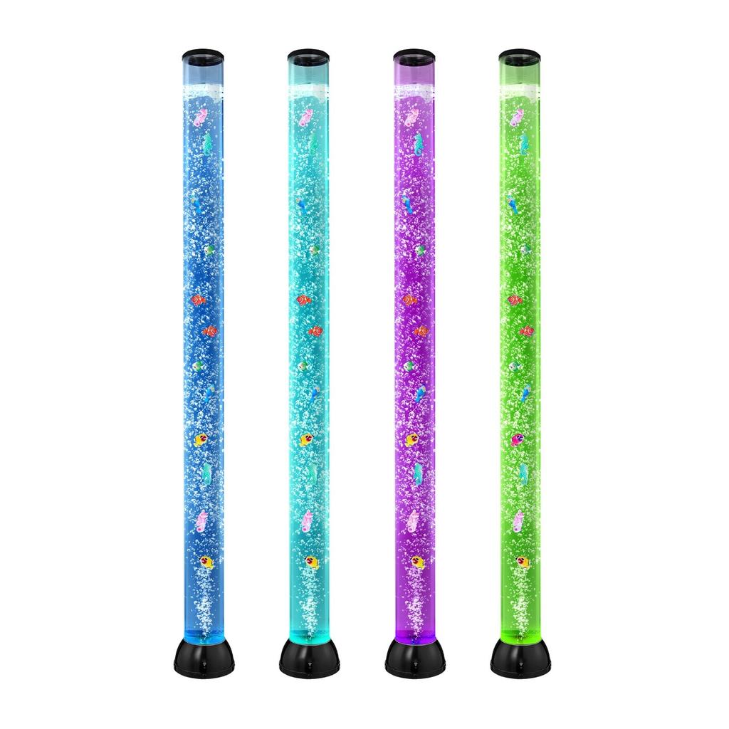 Blasensäulenlampe 16 Farben 150 cm Sensorisches Aquarium-Lampe zur Entspannung Beruhigend