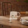 Christmas Ceramic Cup Coffee Mugs Household Exquisite Afternoon Tea Cups Creativity Breakfast Milk Cute Couple Coffee Cup Gift l