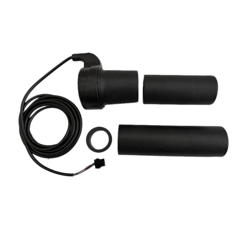 Electric Bike Throttle Grip Kit Half Handlebar Turn Accelerator Handlebar For Electric Scooter чёрный