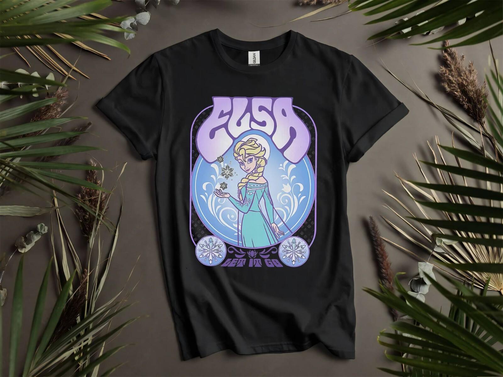 Disney Frozen Elsa Let It Go Seven T-shirt T shirt Men Women Unisex Tshirt K200 XL