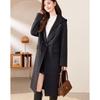 Women's Elegant Mid-Length Wool Blend Coat