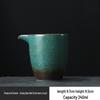 Retro Japanese Green Glaze Teapot with Side Handle - Ceramic Kung Fu Tea Set for Home Use