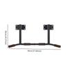 Traction Bar Bodybuilding Equipment Nonslip Dip Fixed Fitness Single for Indoor Upper Body