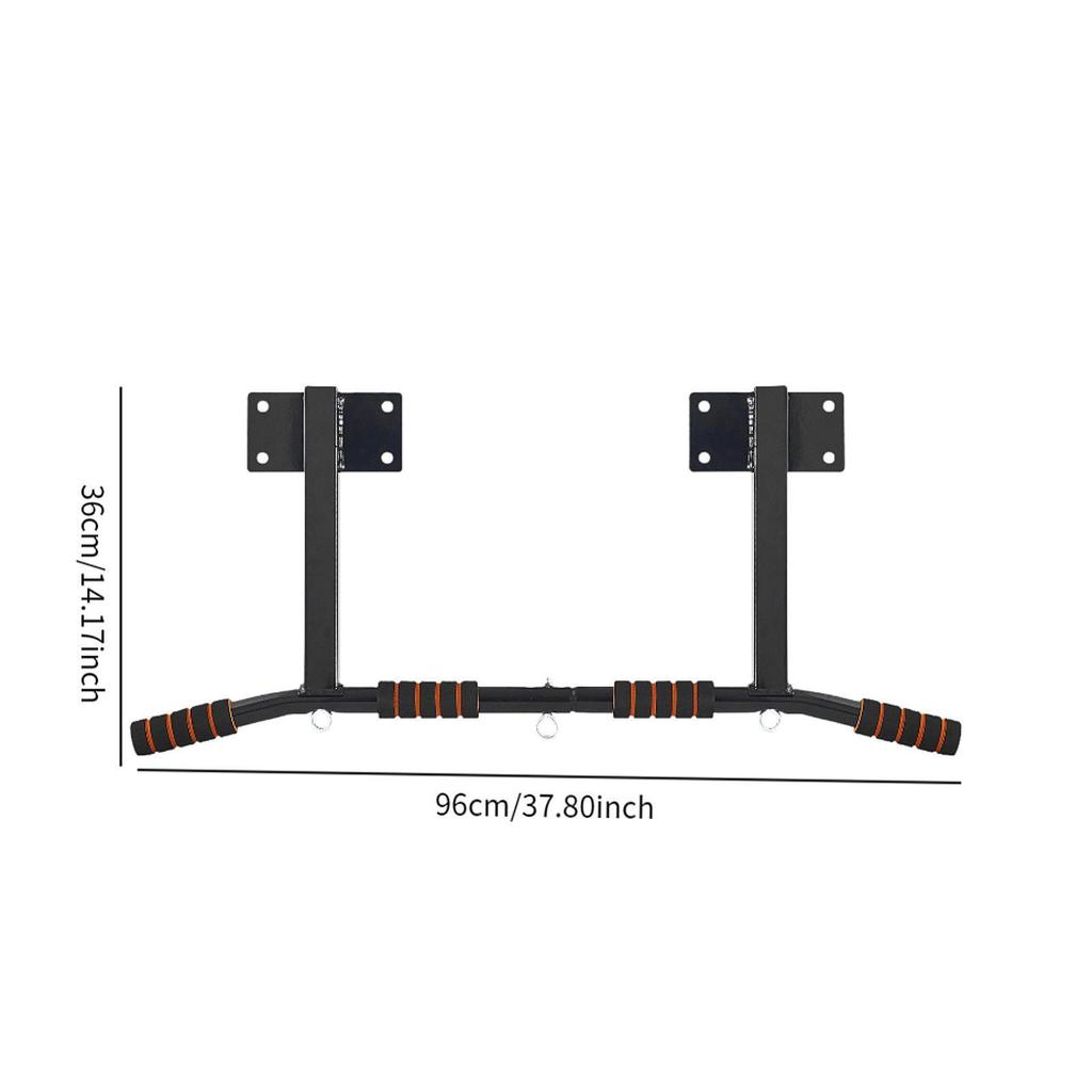 Traction Bar Bodybuilding Equipment Nonslip Dip Fixed Fitness Single for Indoor Upper Body