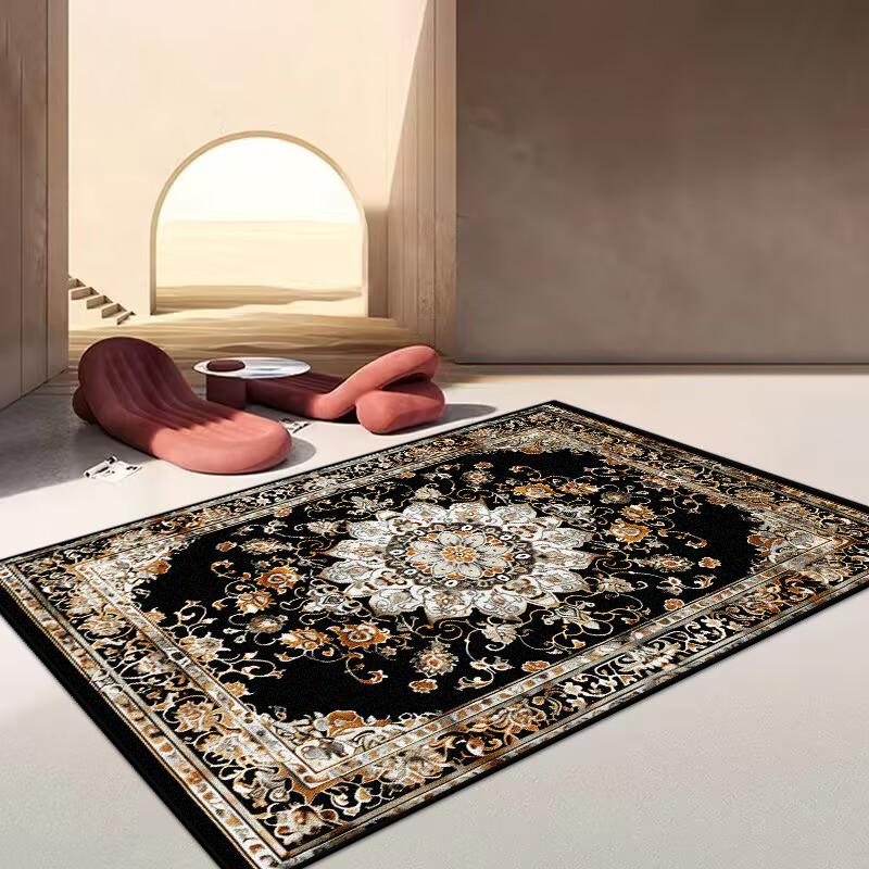 Vintage Persian Carpet for Living Room Decoration Rugs Large Area Bedroom Washable Rug Non-slip Sofa Coffee Table Mat 200x300cm