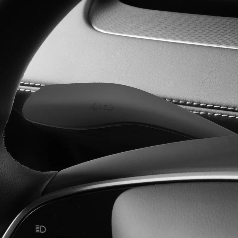 For Tesla Model Y/YL Juniper 2025 2026 Gear Shift Cover Steering Lever Handle Protection Shifter Shell Shift Knob Cover Car