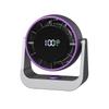 Rechargeable Wall-Mounted Desktop Fan with LED Display for Dorm, Office, Home, and Kitchen