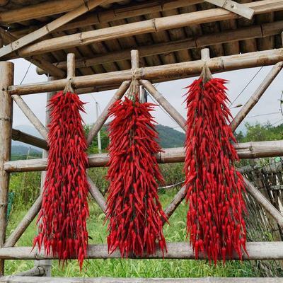 Decorative Fake Chili Skewer Ornaments for Restaurants and Photography Props
