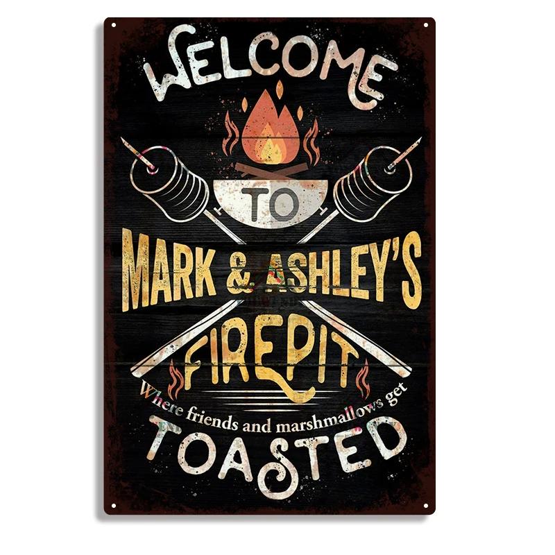 Retro DAD'S BBQ Metal Tin Signs, Decorative Plaque, Wall Decor for Barbecue, Bar, Pub, Kitchen, Party Zone, Vintage Metal Plate