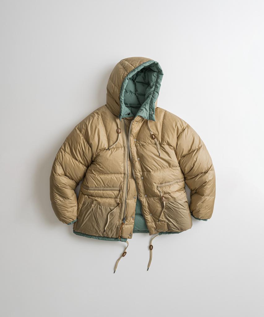 BEHEAVYER Sierra Duck Down Parka Sage Green/Tan
