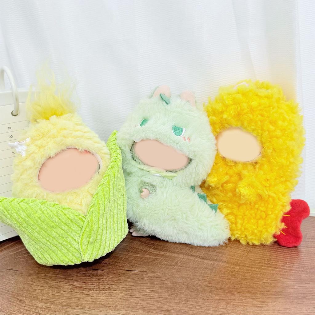 3 Piece Plush Doll Clothing Set For 1st 2nd 3rd Generation Stuffed Toys Soft Costume Outfit With DIY Accessories