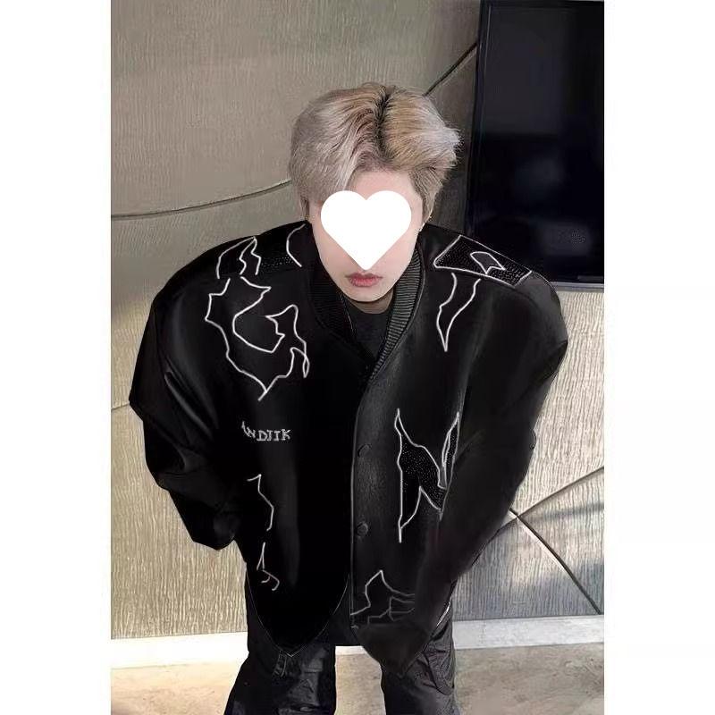 

Бейсбольная куртка мужская Niche Piushuai осень High Street бомбер куртка 2XL