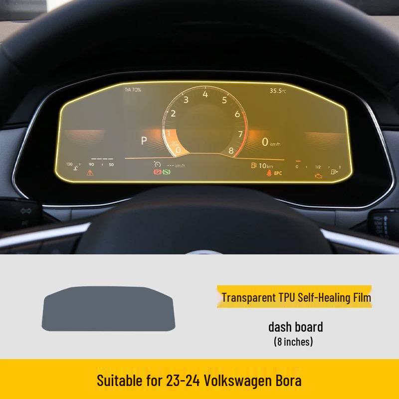 Volkswagen Bora Interior Protective Film: Console, Dashboard, Navigation & Gear Shift Screen Decor