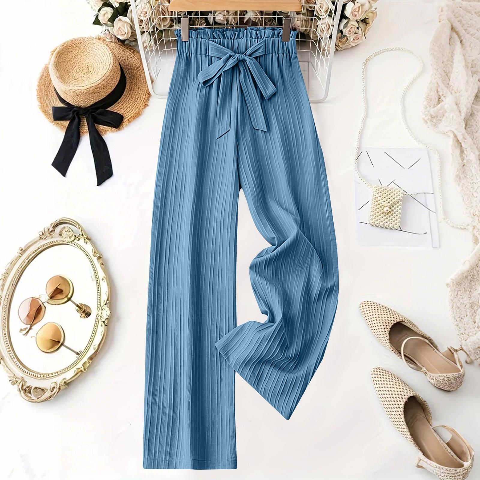 

Женские прямые брюки, модные повседневные брюки, брюки Harlan Nine Point XXL синий