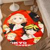 Tokyo anime Round Rug for Livingroom,Bedroom, Palyroom, Chair Rug, Area rug, Circle Carpet, Large Size Fan Christmas gift