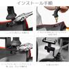 NIHOOOOH Clamp Bar for Motorcycle Handlebar Extension Bracket Set of