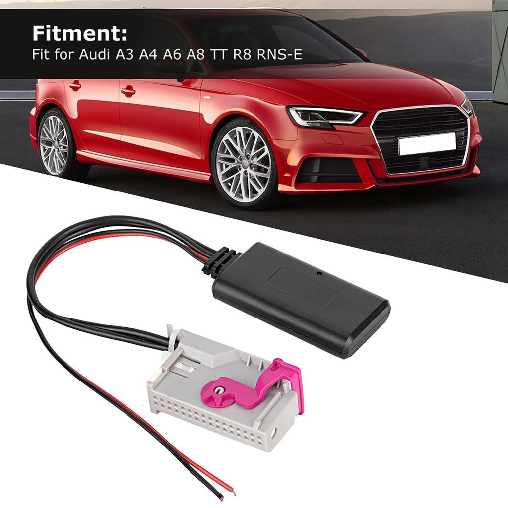 32Pin Cable Adapter Aux Car Bluetooth Kit Fit for A3 A4 A6 A8 TT R8 RNSE