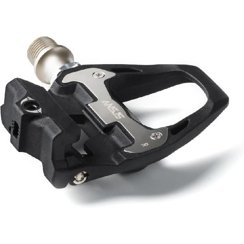 ANSJS Road Bike Pedals, Lightweight Clipless Bicycle Pedals with Cleats Set Compatible with SPD-SL System- 6 Degree Float Clipless (R21)