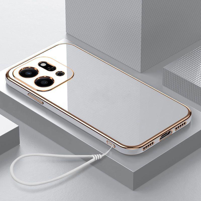 For Honor X7a Case Honor X7A Phone Case RKY-LX1 RKY-LX2 RKY-LX3 Case Luxury Square Plating Shockproof Back Cover