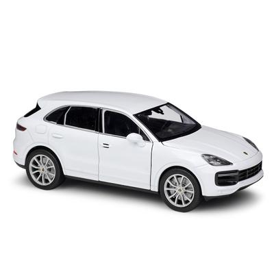 Welly 1/24 Porsche Cayenne Turbo SUV Model auta ze slitiny Diecast Kovová terénní vozidla Model auta Vysoká simulace Dětská hračka Dárek