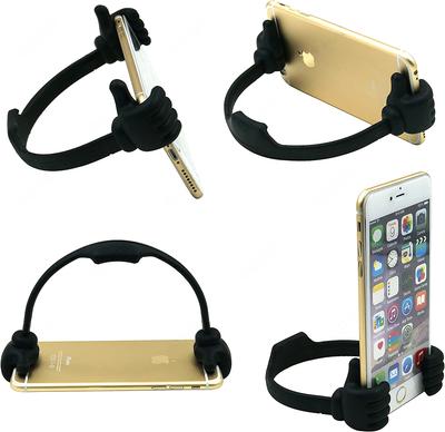 Portable Thumbs Up Cell Phone Stand Holder Lazy Desk Universal Flexible Tablet Cell Smartphone Stand Holder For IPhone Samsung