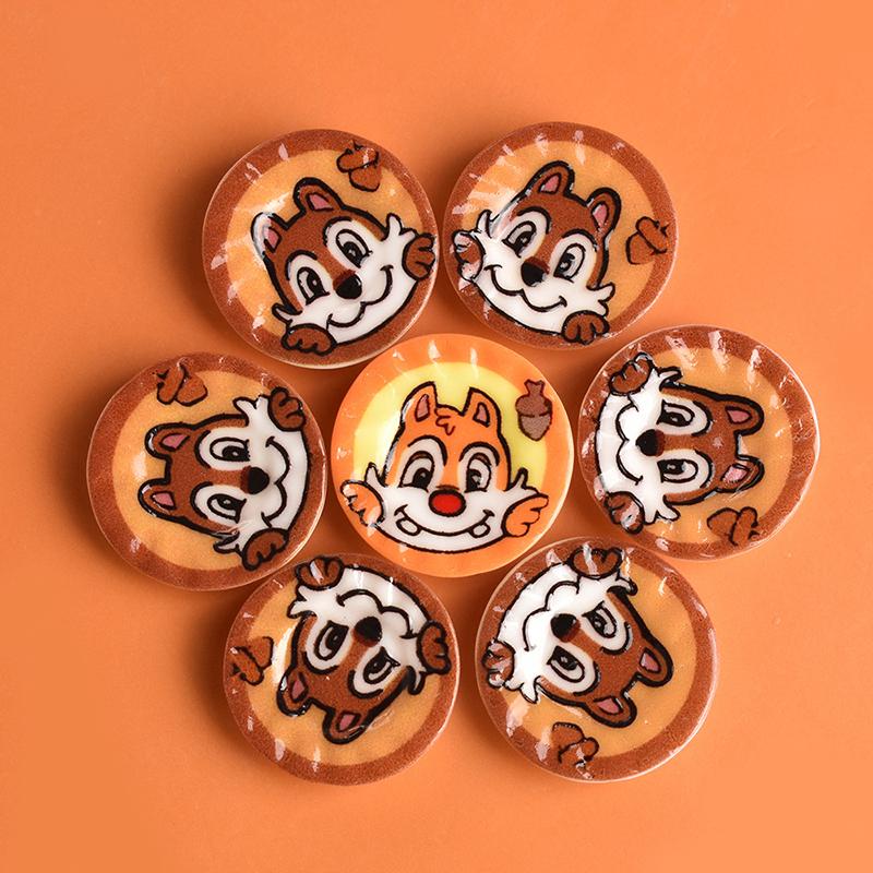 3Set Miniature Dollhouse Cartoon Squirrel Coffee Cup Drinks Kitchen Food For Doll Accessories Girl Toy